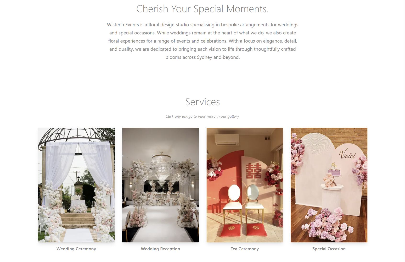 Wisteria Events Showcase 1